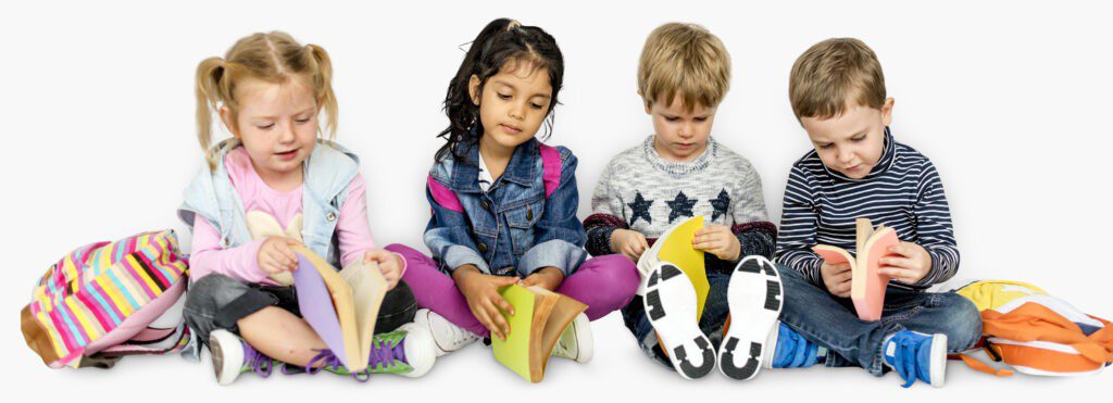 Norwell Pediatrics - Little Children Reading Books