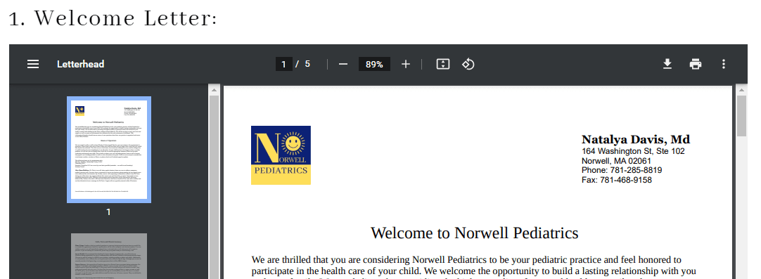 Norwell Pediatrics - Wide Logo medium